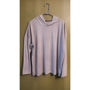 Shambhala Gray Women's‎ Long Sleeved Hooded Top.  Size Xl.